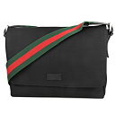 クーポンで2000円OFF!グッチ ショルダーバッグ GUCCI 337073 KWT5N 1060 バッグ テクノ キャンバス TECHNO CANVAS メッセンジャーバッグ ユニセックス BLACK ブラック 黒 ウェブ A4収納可 メンズ エレガント 上品【 送料無料】