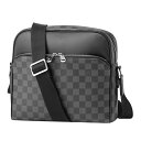 ルイヴィトン ショルダーバッグ Louis Vuitton N41408 バッグ ダミエ グラフィット DAMIER GRAPHITE デイトンPM メンズ BLACK/GRAY ブラック 黒/グレー クロスボディ 市松模様 エレガント スタイリッシュ【 ルイ・ヴィトン ビトン 送料無料】