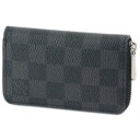 【最大2000円OFFクーポン配布中★3/31(火)14:00まで】ルイヴィトン コインケース Louis Vuitton N63076 財布 ダミエ グラフィット ジッピーコインパース メンズ グラフィット ブラック 黒 【 送料無料】