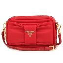 プラダ ショルダーバッグ PRADA 1NF727 P0C F0011 バッグ テスート フィオッコ TESSUTO FIOCCO レディース ROSSO(ロッソ) レッド 赤 リボン ボウ ポシェット ポーチ キュート フェミニン【 送料無料】
