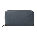 プラダ 長財布(ラウンドファスナー) PRADA 2ML317 053 F0216 財布 サフィアーノ SAFFIANO メンズ BALTICO(バルティコ) ダークネイビー エンボス ロゴ 型押し 上品 シンプル ビジネス【 送料無料】
