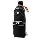オロビアンコ ウエストバッグ・ボディバッグ Orobianco GIACOMIO 13-H NERO バッグ ナイロン NYLON ジャコミオ メンズ NERO(ネロ) ブラック スリングバッグ ロゴプレート シャープ スタイリッシュ【 送料無料】