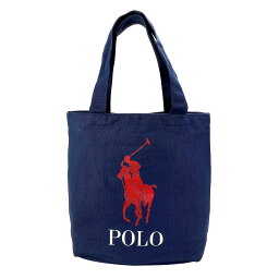 【GWスペシャル最大10,000円クーポン対象】ポロ <strong>ラルフローレン</strong> <strong>トートバッグ</strong> POLO RALPH LAUREN ビッグポニー 9AR018 BCV ユニセックス ネイビー 紺