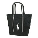 ポロ ラルフローレン トートバッグ POLO RALPHLAUREN 405594909 002 バッグ ビッグポニー BIG PONY BIG PONY TOTE ユニセックス BLACK ブラック/ホワイト 刺繍 ロゴマーク ヴィンテージ メンズ カジュアル シンプル【 送料無料】