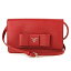 プラダ ショルダーバッグ PRADA 1BH009 NZV F068Z バッグ サフィアーノ ルクス SAFFIANO LUX レディース FUOCO(フォーコ) レッド 赤 クラッチ 2WAY リボン キュート ラグジュアリー【 送料無料】