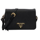 【最大2000円OFFクーポン配布中★4/6(月)14:00まで】プラダ ショルダーバッグ PRADA 1BD163 2E8K F0002 バッグ ヴィッテロ フェニックス VITELLO PHENIX レディース NERO ブラック 黒【 送料無料】