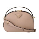 【全品ポイント2倍&最大3000円OFFクーポン配布中★4/16(木)14:00まで】プラダ ショルダーバッグ PRADA 1BH123 NZV F0236 バッグ サフィアーノ ルクス SAFFIANO LUX オデット レディース CIPRIA(チプリア) ベージュ【 送料無料】