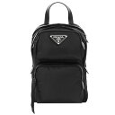 【全品ポイント2倍&最大3000円OFFクーポン配布中★4/16(木)14:00まで】プラダ ショルダーバッグ PRADA 1BZ026 2CCJ F0002 バッグ テスート ソフトカーフ TESSUTO SOFT CALF レディース BLACK ブラック 黒【 送料無料】