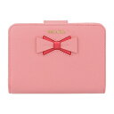 【最大5000円OFFクーポン配布中★11/2(月)14:00まで】プラダ 2つ折り財布 PRADA 1ML018 2B7S F0BTZ 財布 サフィアーノ フィオッコ SAFFIANO FIOCCO レディース PETALO(ペタロ)/PEONIA(ペオニア) ピンク系【 送料無料】