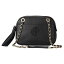 【最大3000円OFFクーポン配布中】トリーバーチ ショルダーバッグ TORY BURCH 50652 001 バッグ ボンベ BOMBE CROSSBODY W CHAIN レディース BLACK ブラック 黒 エンボスロゴ タッセル フェミニン【 トリバーチ 送料無料】