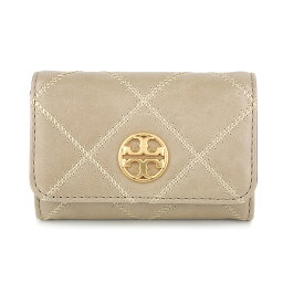 【max5000円引きクーポン4/2 14___00まで】<strong>トリーバーチ</strong> <strong>カードケース</strong> TORY BURCH ウィラ 143906 220 レディース ベージュ