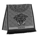ヴェルサーチ マフラー・ストール VERSACE 0627 0007 ブランド小物 ウールマフラー ユニセックス NERO/GRIGIO グレー/ブラック 黒 メデューサ メンズ 上品 シック【 ベルサーチ 送料無料】