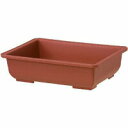 【あす楽対応・送料無料】大和プラスチック長方鉢 10号ブラウン