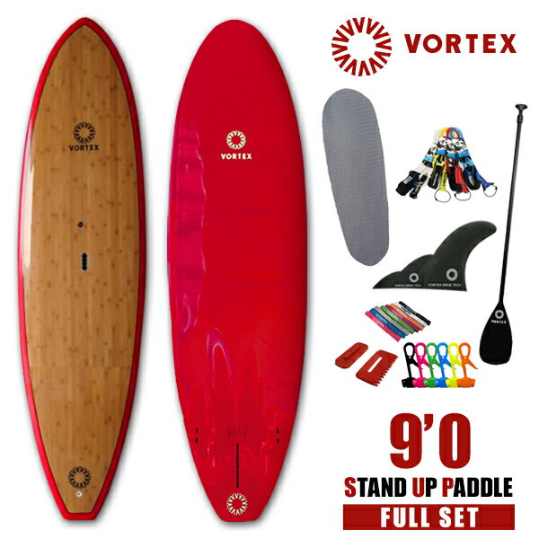 スタンドアップパドルボード9f バンブー●フルセット【VORTEX】 SUP パドルサーフ…...:bulls-surf:10115176