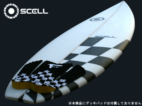 ◆激得◆ショートボード6'3 BK●サーフボード【SCELL】 サーフィン