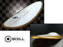 ◆激得◆セミロングボード8'0 深黄●サーフボード【SCELL】 サーフボード サーフィン