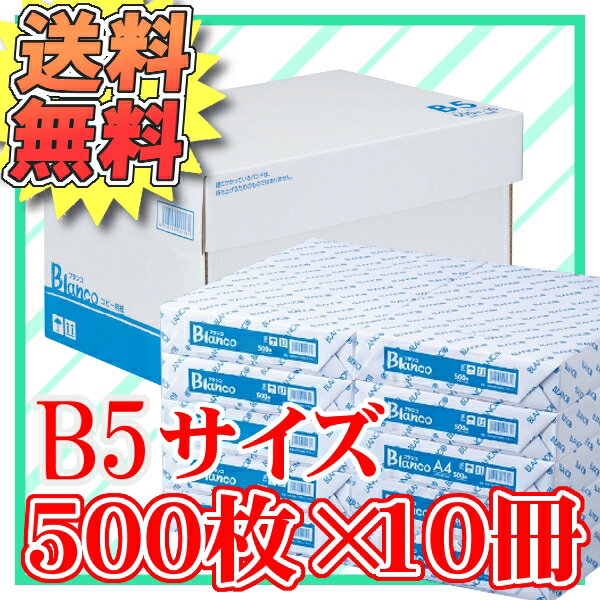 Blancoコピー用紙B5サイズ・5000枚(500枚×10冊)【カラーコピーインク・用紙…...:bunbo-goo:10077927