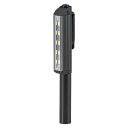 LEDフルアルミ作業ライト 単4×3本付 180ルーメン ブラック SL-W180B6-K懐中電灯 LED ライト フルアルミ 照明 コンパクト 胸ポケットに入れる ミニライト 作業用 OHM オーム電機 【D】