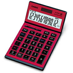 カシオ/本格実務電卓 JS-201SK 【ワインレッド】 プロ仕様の本格電卓