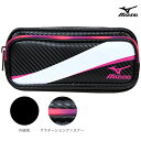 MIZUNO ペンケース W R ブラック 4901770469393