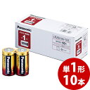 パナソニック アルカリ乾電池 単1形（10本パック） LR20XJN 10S 【単一形】