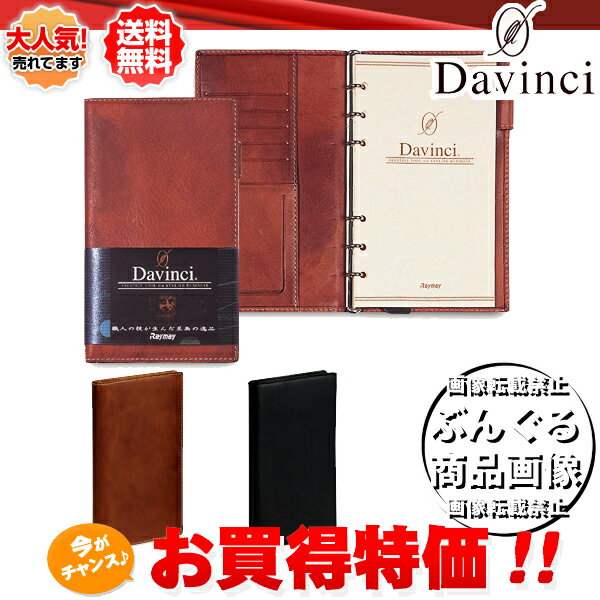 【送料無料】Davinci　ダヴィンチ　オイルレザー　聖書システム手帳 JDB103 ダ・ヴィンチグランデ （リング8mm）レイメイ藤井