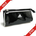 【数量限定セール】adidas アディダス/エナメル マルチケース Z7671 ブラック×ホワイト E39383 サイズNS(20×9×5cm)エナメルマルチケース【筆入れ・小物入れ、コスメポーチ、ペンケース】