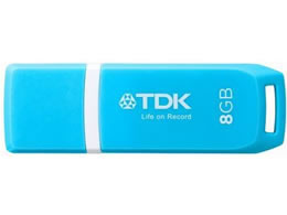 TDK/USBメモリ Stick Line 8GB ブルー/UFD8GE-SLBLA...:bungubin:10023671