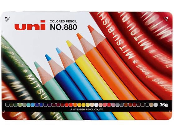 三菱鉛筆/色鉛筆 NO.880 36色/K88036CP...:bungubin:10026606