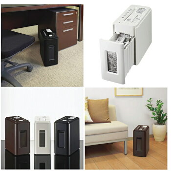 【送料無料】デスクサイドマルチシュレッダー<Silent-Duo>KPS-MX100ブラック・ブラウン・ホワイト【D】【SC】【RCP】10P12Oct14