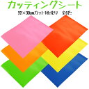 中川ケミカル カッティングシート 22cm×30cmカット 1枚売り 全6色【ネコポスも対応】 *