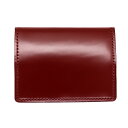 【10%OFFクーポン】モルフォ キプリス 小銭入れ BOX型 新コードバン×ベジタブルタンニン ワイン 財布 メーカー品番5626-WN