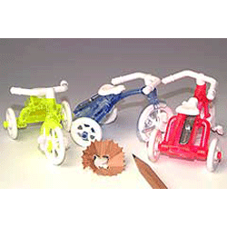 鉛筆の強い味方　遊び心溢れる三輪車　トライサイクル型シャープナー...:bungunomori:10001901