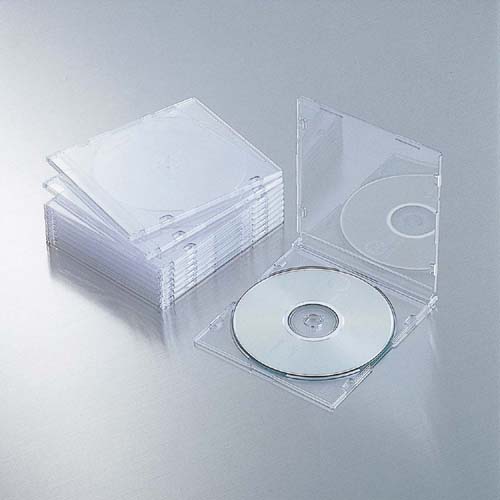 【メール便不可】CD・DVDケース クリア 10枚セット