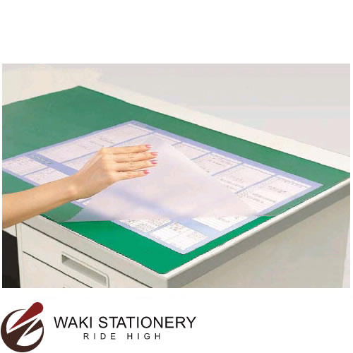 通常定価より14%OFF！コクヨ デスクマット 軟質予定表付き塩ビ製 600×450 マ-53