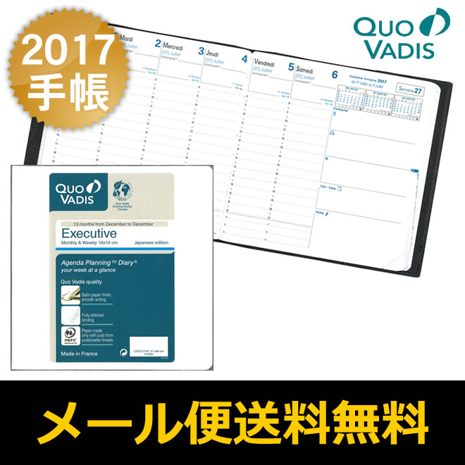 【2017年 手帳】クオバディス QUOVADIS エグゼクティブ リフィル（レフィル）（…...:bunguya:10001331