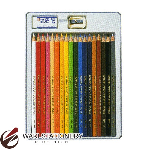 サクラクレパス クーピー色鉛筆18色（スタンダード） PFY18 【文房具ならワキ文具】