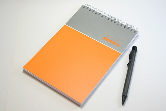 ロディア RHODIA メタリックノートパッド5mm方眼、横罫 A5サイズ【デザイン文具】 【文房具ならワキ文具】【RCPmara1207】