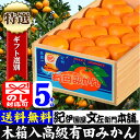 木箱入みかん【送料無料】 紀伊国屋「和歌山有田みかん」　贈答...