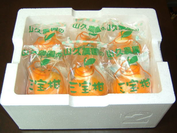 三宝柑シャーベット［6ヶセット］紀州湯浅の特産をくりぬいて♪すっきり味が最高です。クール【冷凍便】発送