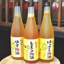 人気の紀州かんきつ梅酒3本セット[紀州のゆず梅酒720ml][紀州のレモン梅酒720ml][紀州のはっさく梅酒720ml][中野BC【和歌山県産】