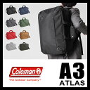 コールマン Coleman アトラス ATLAS 3Wayビジネスバッグ ブリーフケース ミッションA3 26L