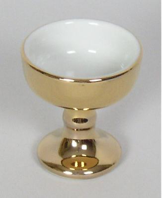 総金仏器（小）（陶器製）（仏壇・仏具・神具のハセガワ/セット/楽天/通販）