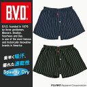 吸水速乾ニットトランクス BVD ピンドットストライプ M,L,LL/メンズインナー/アンダーウェア/ 【コンビニ受取対応商品】