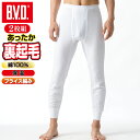 【300円OFFクーポンあり】【2枚セットで20%OFFセール】BVD あったか 裏起毛 長ズボン下インナー 綿100% 防寒 メンズ 暖かタイツ スパッツ ももひき フライス編み 保温 男性 下着 綿 ワーク ビジネス スノボ ボード 秋冬 【コンビニ受取対応商品】 gf959 コットン