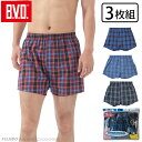【メール便送料無料】BVD トランクス 3枚組 メンズ 前あき セット メンズ B.V.D.INT