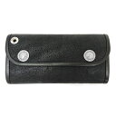 【BWL正規取扱販売店】Bill Wall Leather ビルウォールレザー 送料無料/あす楽 BWL HYBRID WALLET/ ELEPHANT/ w/Hole/ SNAP ハイブリッドウォレット/スナップ/シルバーアクセサリー/コンチョ/エレファント/ゾウ革