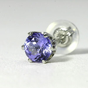 タンザナイト メンズピアス プラチナ片耳用【40%OFF】【送料無料】【tanzanite Men's pierce】【人気】【12月誕生石】【男性用】