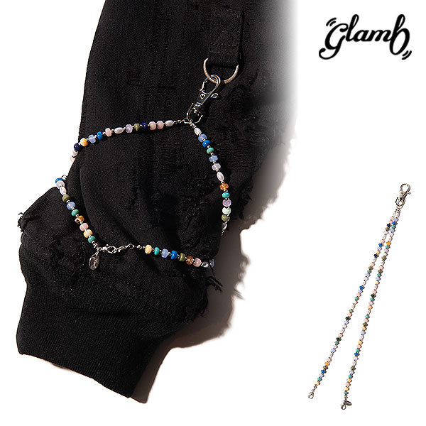 2026 春 先行予約 2月下旬〜3月上旬入荷予定 グラム ストラップ glamb Blow Beads Chain Strap ブロウビーズチェーンストラップ 送料無料 キャンセル不可