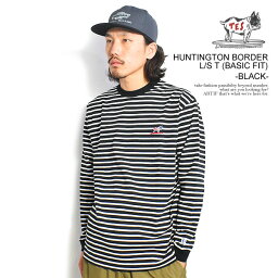 <strong>エンドレスサマー</strong> <strong>Tシャツ</strong> The Endless Summer HUNTINGTON BORDER L/S T (BASIC FIT) -BLACK- メンズ 長袖 ロンT ボーダー 送料無料 ストリート